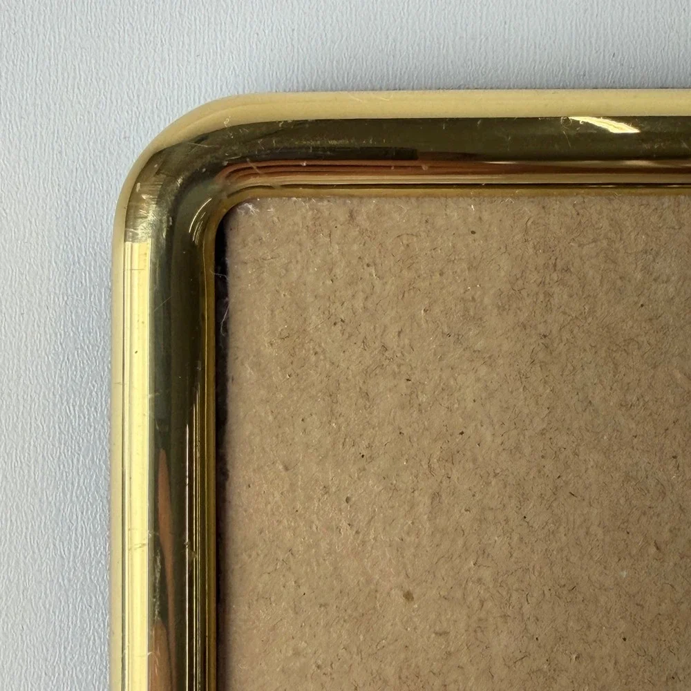 Vintage Gold Picture Frame 3.5x5 Gold Classic Rounded Edge Cottage French